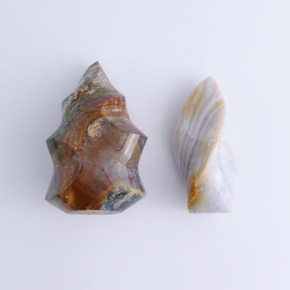 Ocean Jasper Flames Set of 5 - Expert Wholesale and Supplier of Wholesale Crystals & Bulk Gemstones, ["flames","jasper","Madagascar","Ocean Jasper"]