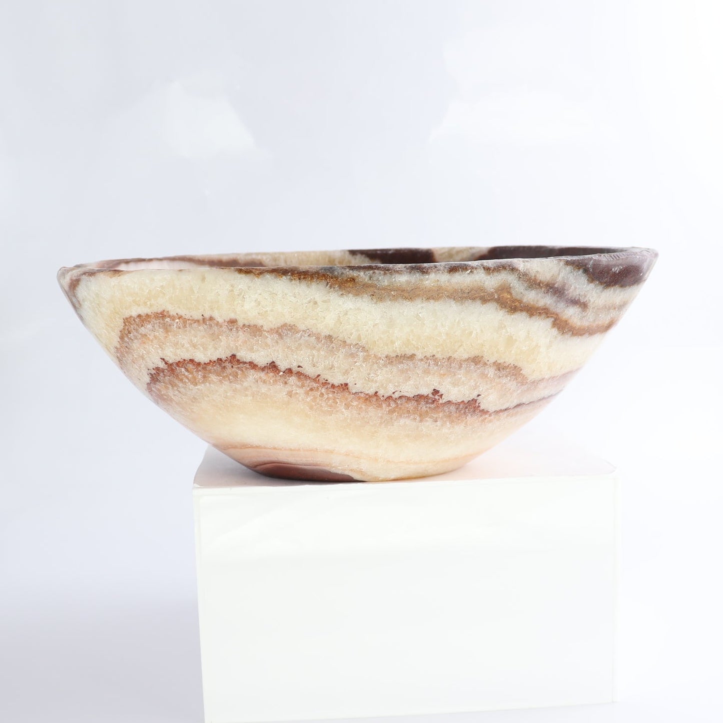 Mexican Onyx/Calcite Bowl - Expert Wholesale and Supplier of Wholesale Crystals & Bulk Gemstones, ["Bowls","Calcite","Mexico","onyx"]