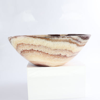 Mexican Onyx/Calcite Bowl - Expert Wholesale and Supplier of Wholesale Crystals & Bulk Gemstones, ["Bowls","Calcite","Mexico","onyx"]