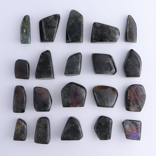 Labradorite Freeform Set of 20 - Expert Wholesale and Supplier of Wholesale Crystals & Bulk Gemstones, ["Freeforms","Labradorite","Madagascar"]