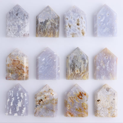 Agate Towers Set of 12 - Expert Wholesale and Supplier of Wholesale Crystals & Bulk Gemstones, ["Agate","Towers"]