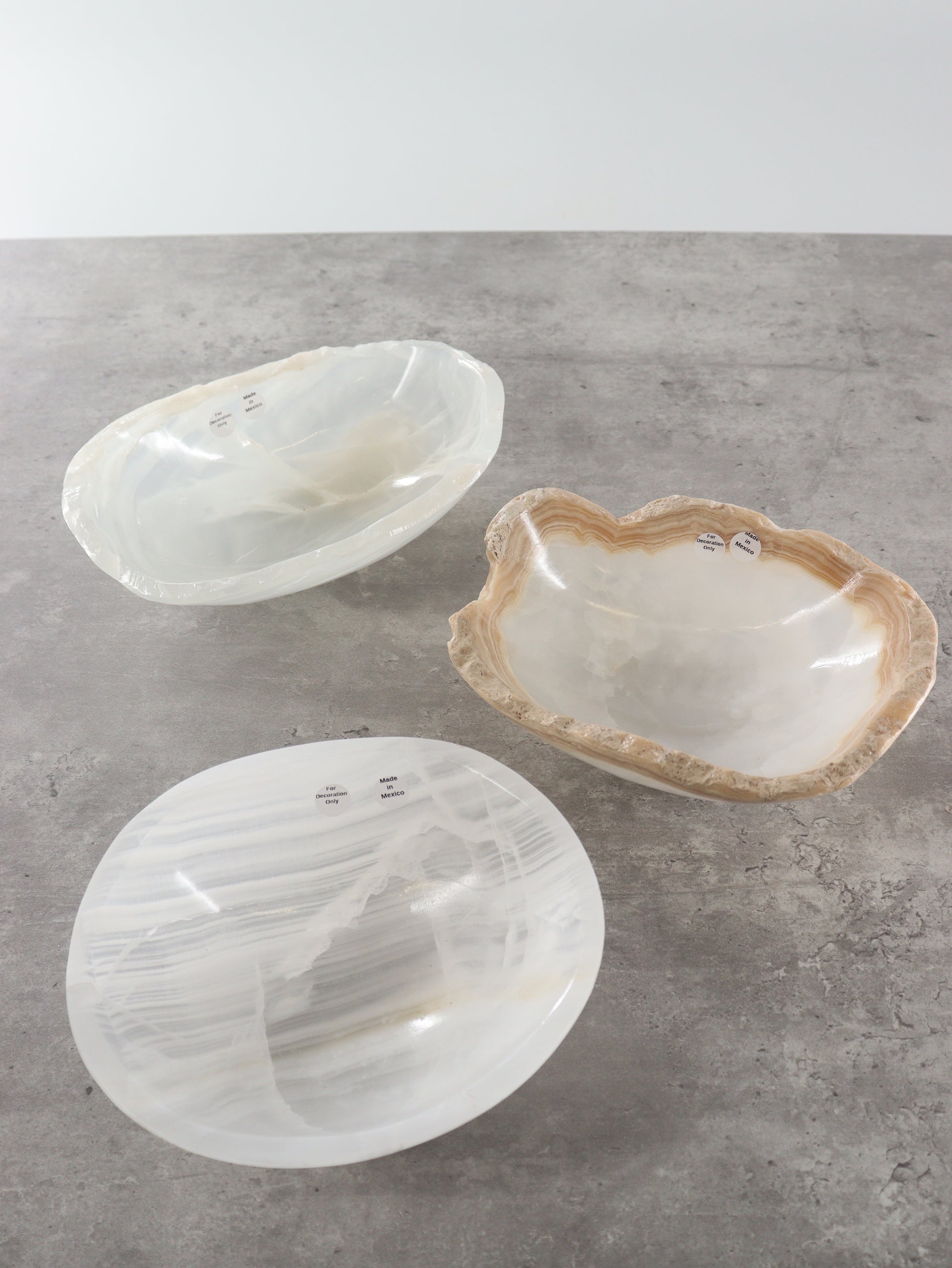 Onyx Bowls Set of 3 - Expert Supplier of Wholesale Crystals & Bulk Gemstones