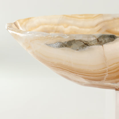 Onyx Canoe Bowl - Expert Wholesale and Supplier of Wholesale Crystals & Bulk Gemstones, ["Bowls","canoe","Mexico","onyx"]