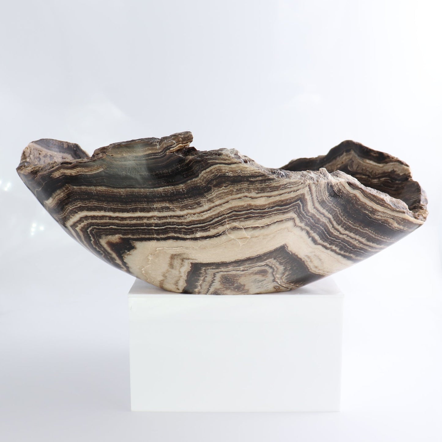 Mexican Onyx/Calcite Bowl 14"