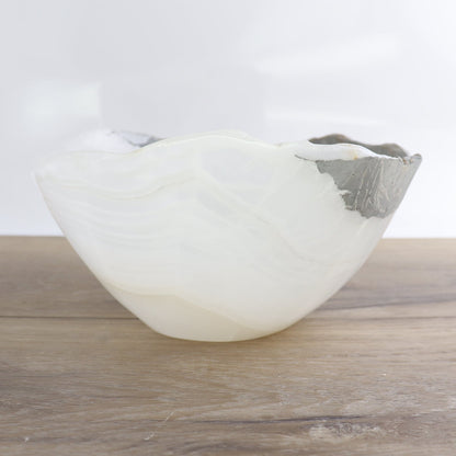 Mexican Onyx/Calcite Bowl 10"