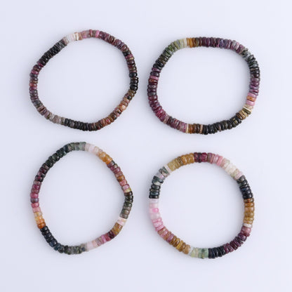 One Tourmaline Mix Bracelet - Expert Wholesale and Supplier of Wholesale Crystals & Bulk Gemstones, ["Bracelet","bracelets","Tourmaline"]