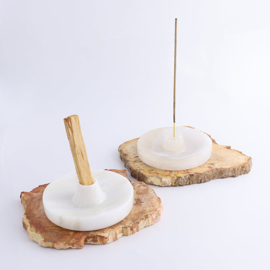 One White Onyx Palo Santo and Incense Holder - Expert Wholesale and Supplier of Wholesale Crystals & Bulk Gemstones, ["Catalog Onyx","Incense holders","Mexico","onyx","Palo Santo Holder","White onyx"]