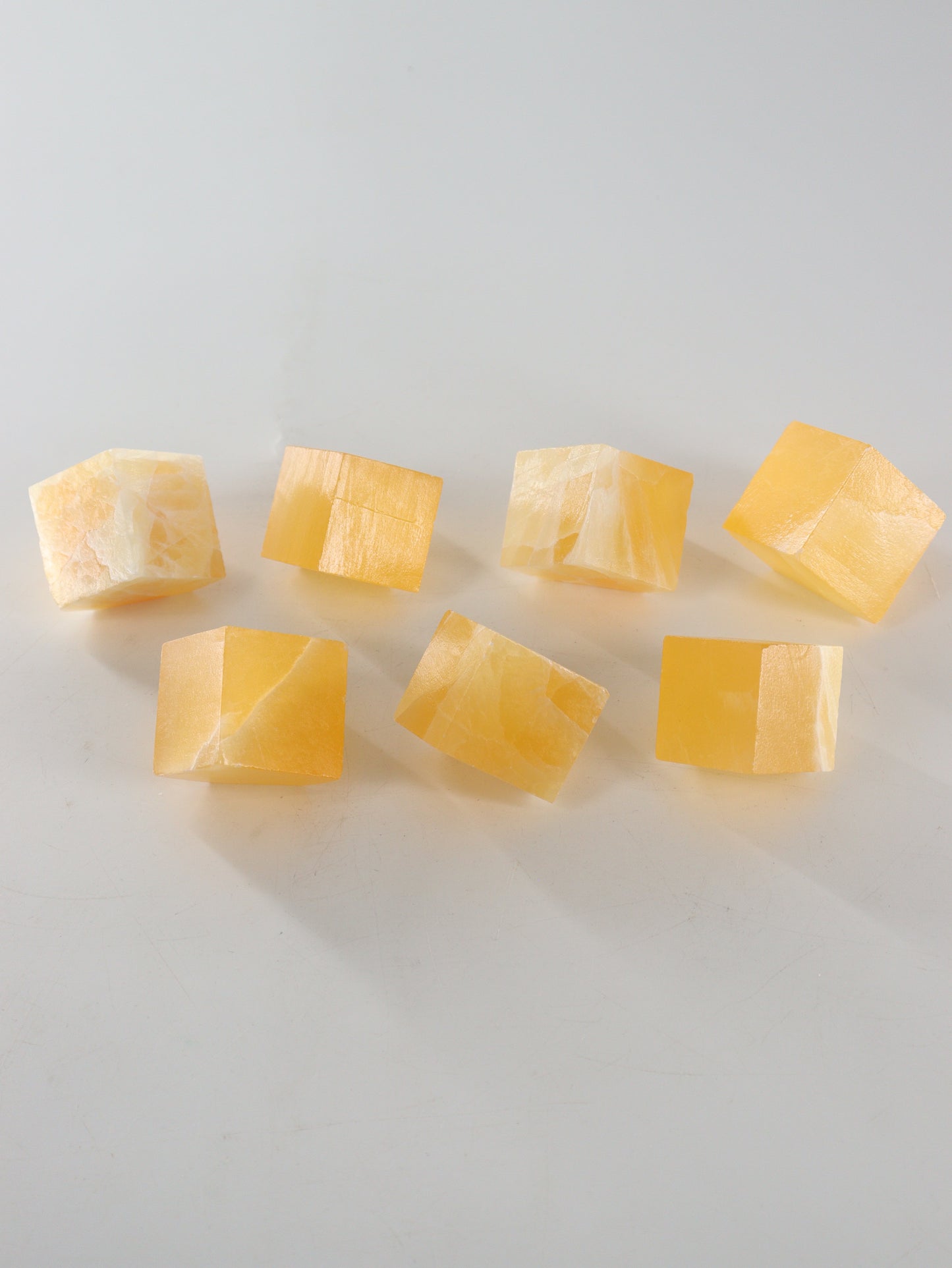 Calcite Cubes Set of 7 - Expert Wholesale and Supplier of Wholesale Crystals & Bulk Gemstones, []