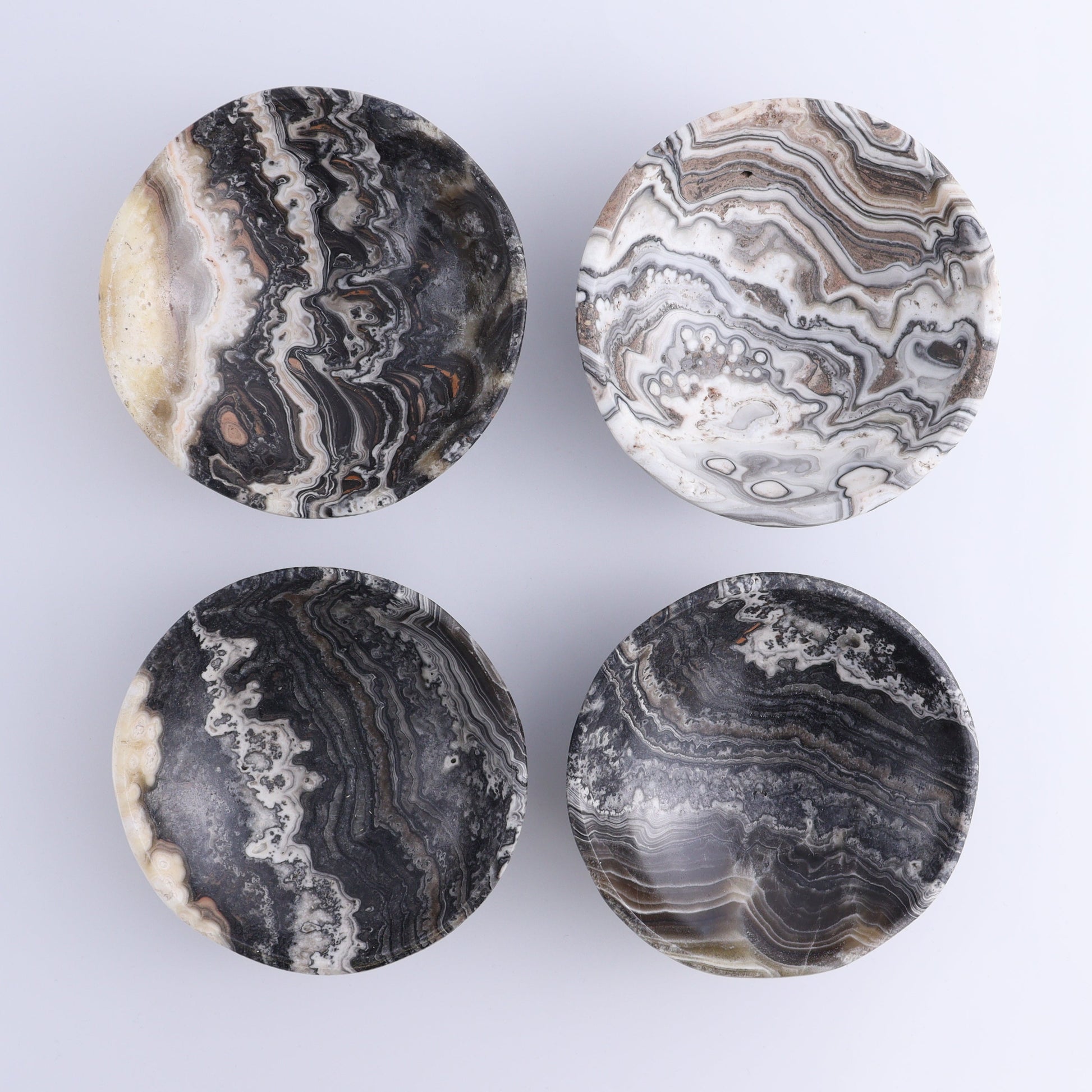 One Bowl (12 cm) Mexican Onyx/Calcite Zebra Polished - Expert Wholesale and Supplier of Wholesale Crystals & Bulk Gemstones, ["bowl","Calcite","Catalog Onyx","Decorative Dish","Mexico","onyx"]