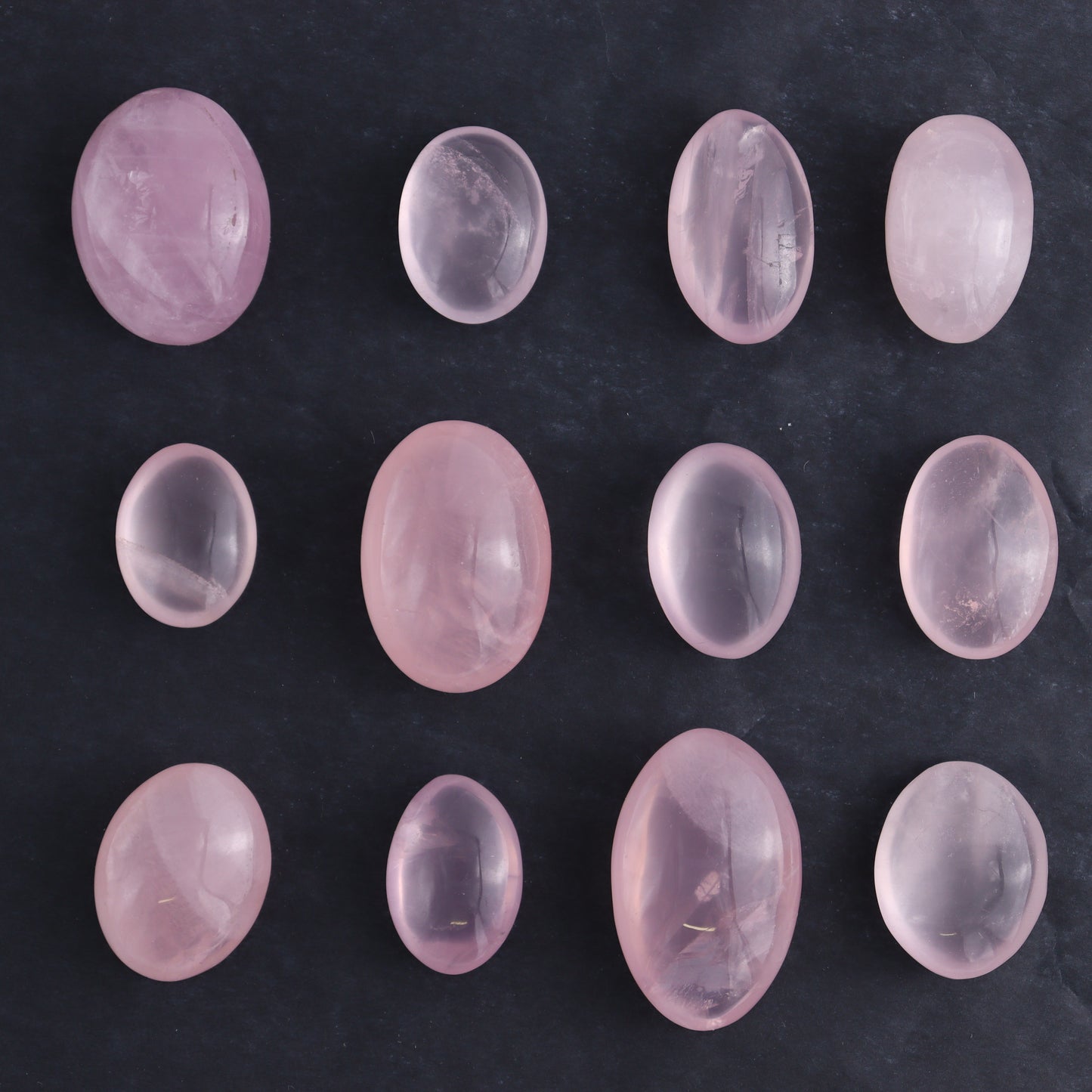 Rose Quartz Palm Stones 1 kg Set - Expert Wholesale and Supplier of Wholesale Crystals & Bulk Gemstones, ["Palm Stones","Rose Quartz"]
