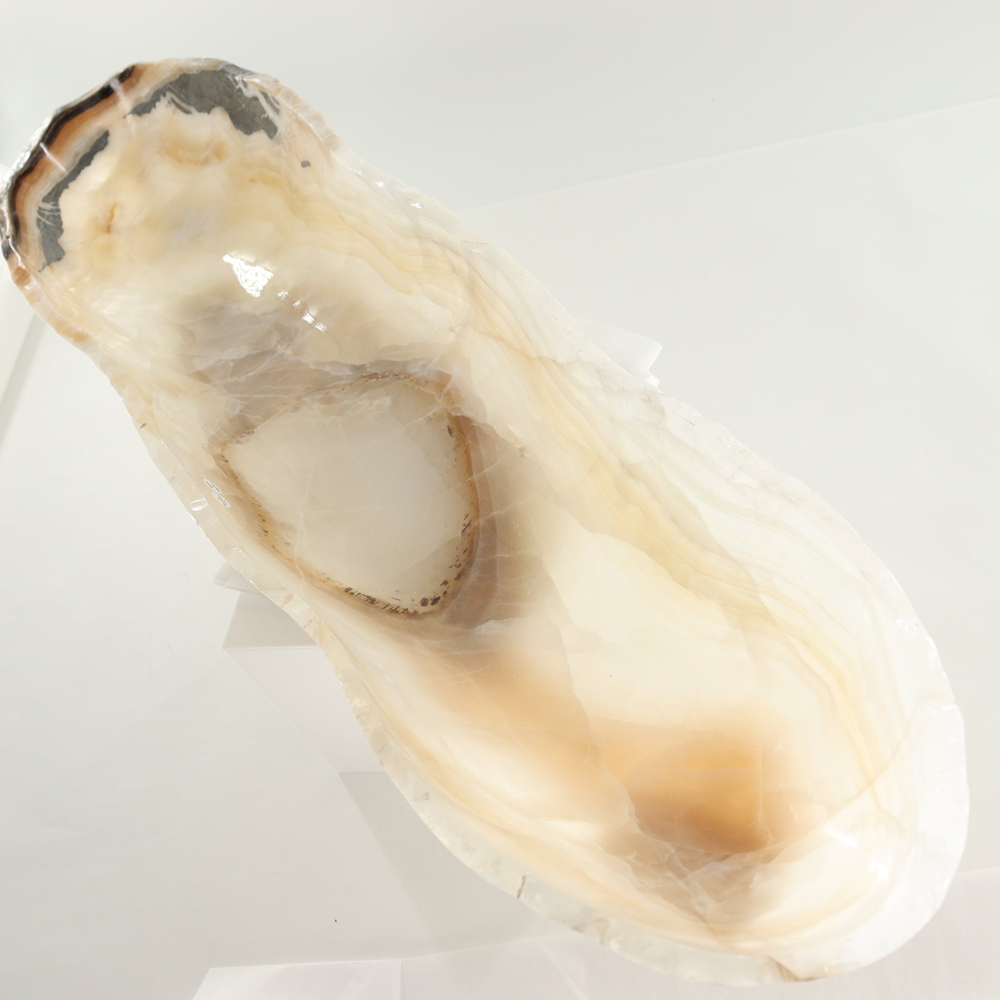Onyx Canoe Bowl - Expert Wholesale and Supplier of Wholesale Crystals & Bulk Gemstones, ["Bowls","canoe","Mexico","onyx"]