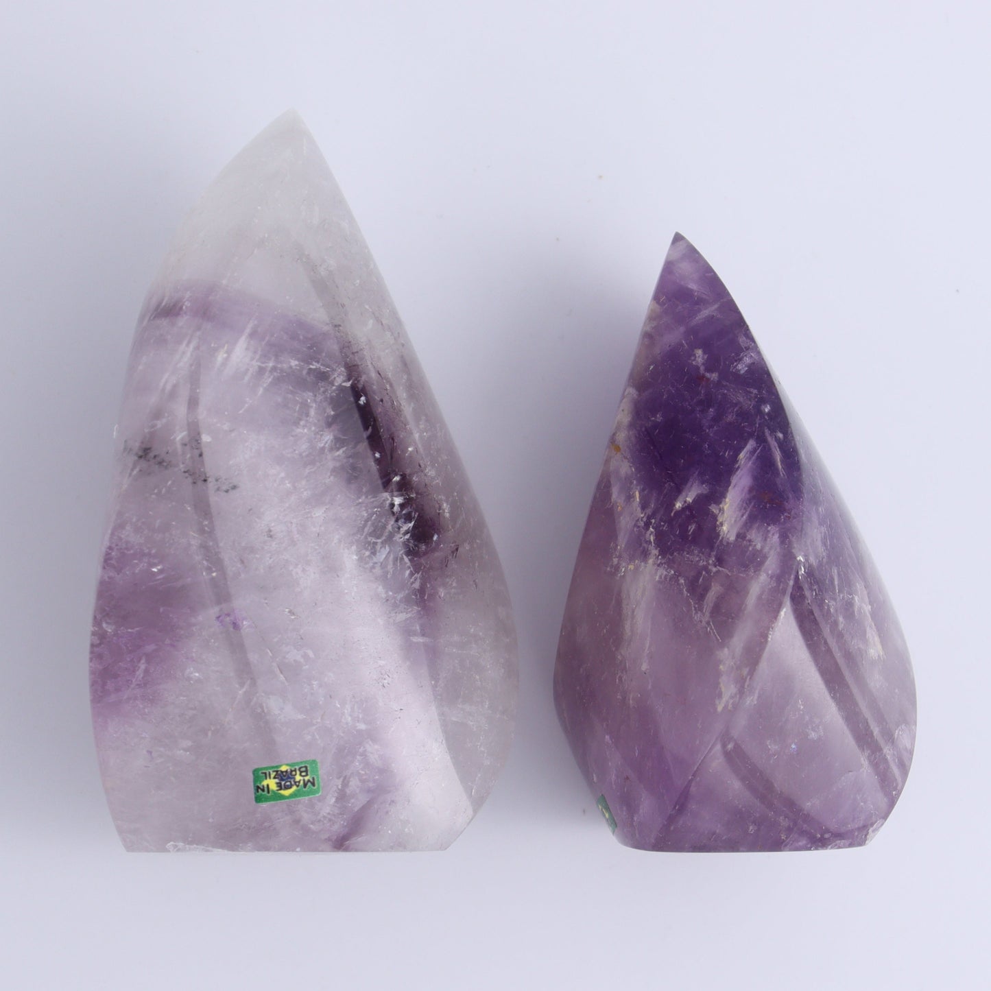 Imperfect Amethyst Flames Set of 6 - Expert Wholesale and Supplier of Wholesale Crystals & Bulk Gemstones, ["Amethyst","Brazil","close_30","flames"]