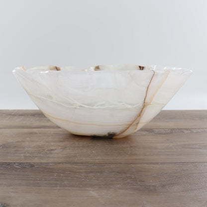 Mexican Onyx/Calcite Bowl 14"