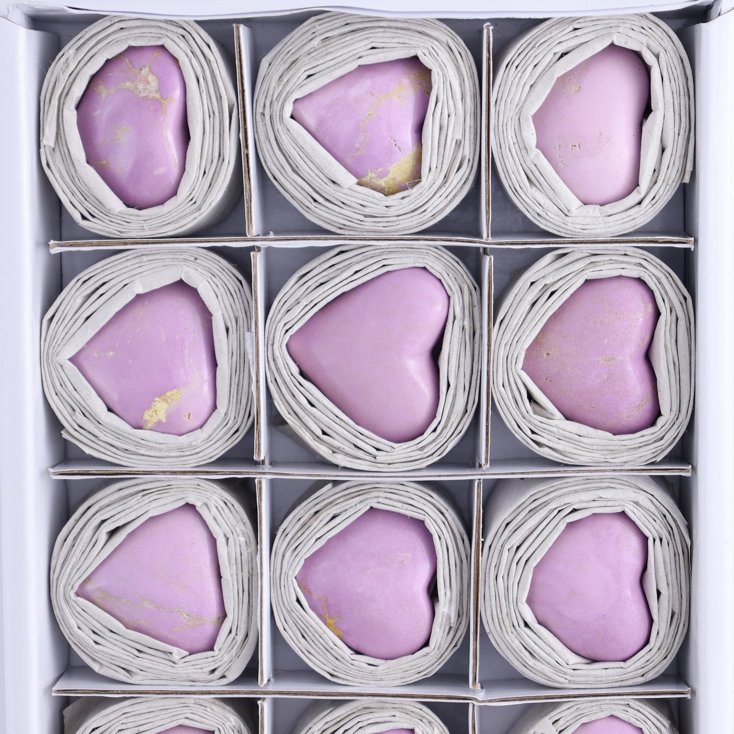 Phosphosiderite Hearts Set of 15 - Expert Wholesale and Supplier of Wholesale Crystals & Bulk Gemstones, ["Hearts","Phosphosiderite"]