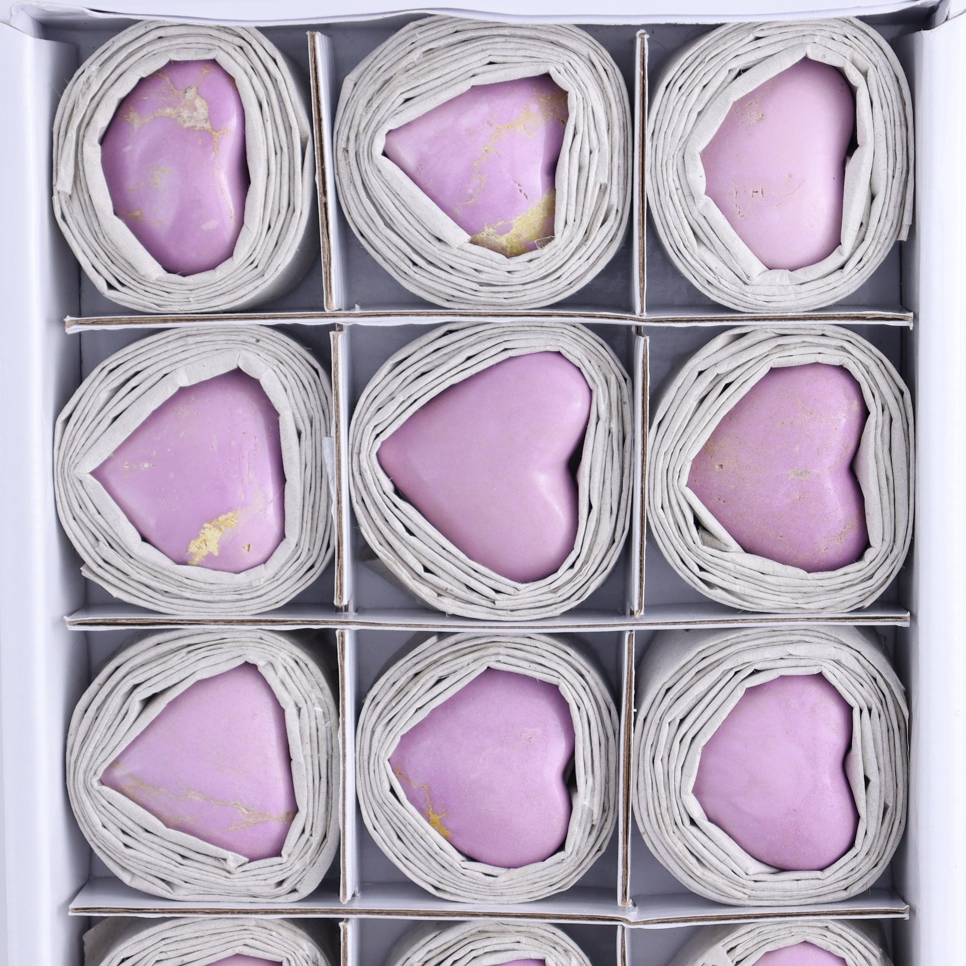 Phosphosiderite Hearts Set of 15 - Expert Wholesale and Supplier of Wholesale Crystals & Bulk Gemstones, ["Hearts","Phosphosiderite"]