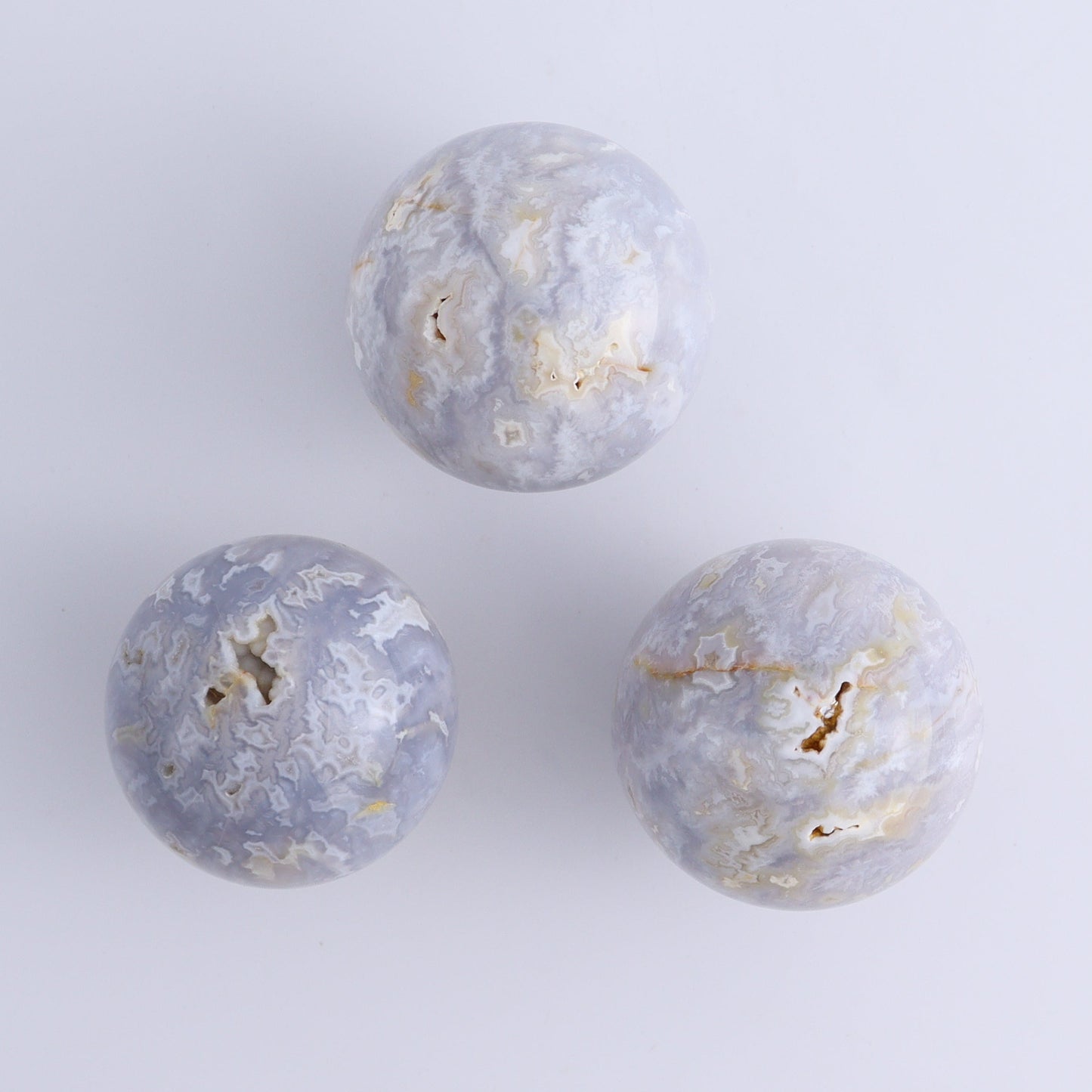 Agate Spheres Set of 6 - Expert Wholesale and Supplier of Wholesale Crystals & Bulk Gemstones, ["Agate","Madagascar","Spheres"]