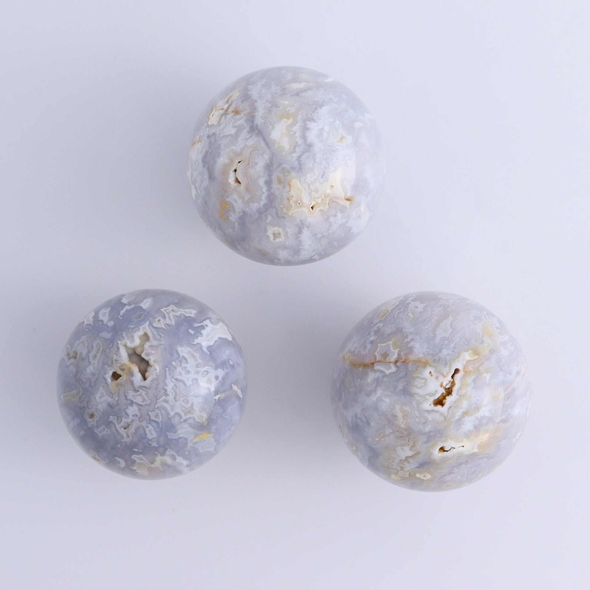 Agate Spheres Set of 6 - Expert Wholesale and Supplier of Wholesale Crystals & Bulk Gemstones, ["Agate","Madagascar","Spheres"]