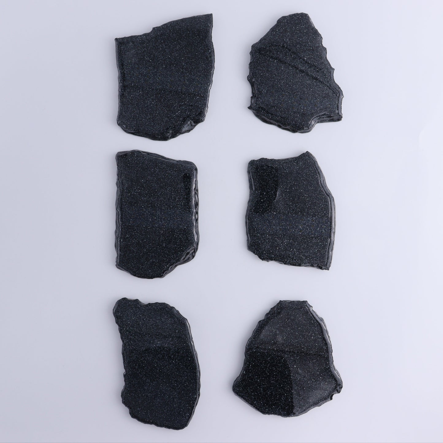 Specularite Flat of 6 - Expert Wholesale and Supplier of Wholesale Crystals & Bulk Gemstones, ["flat","Flats","Specularite","United States"]