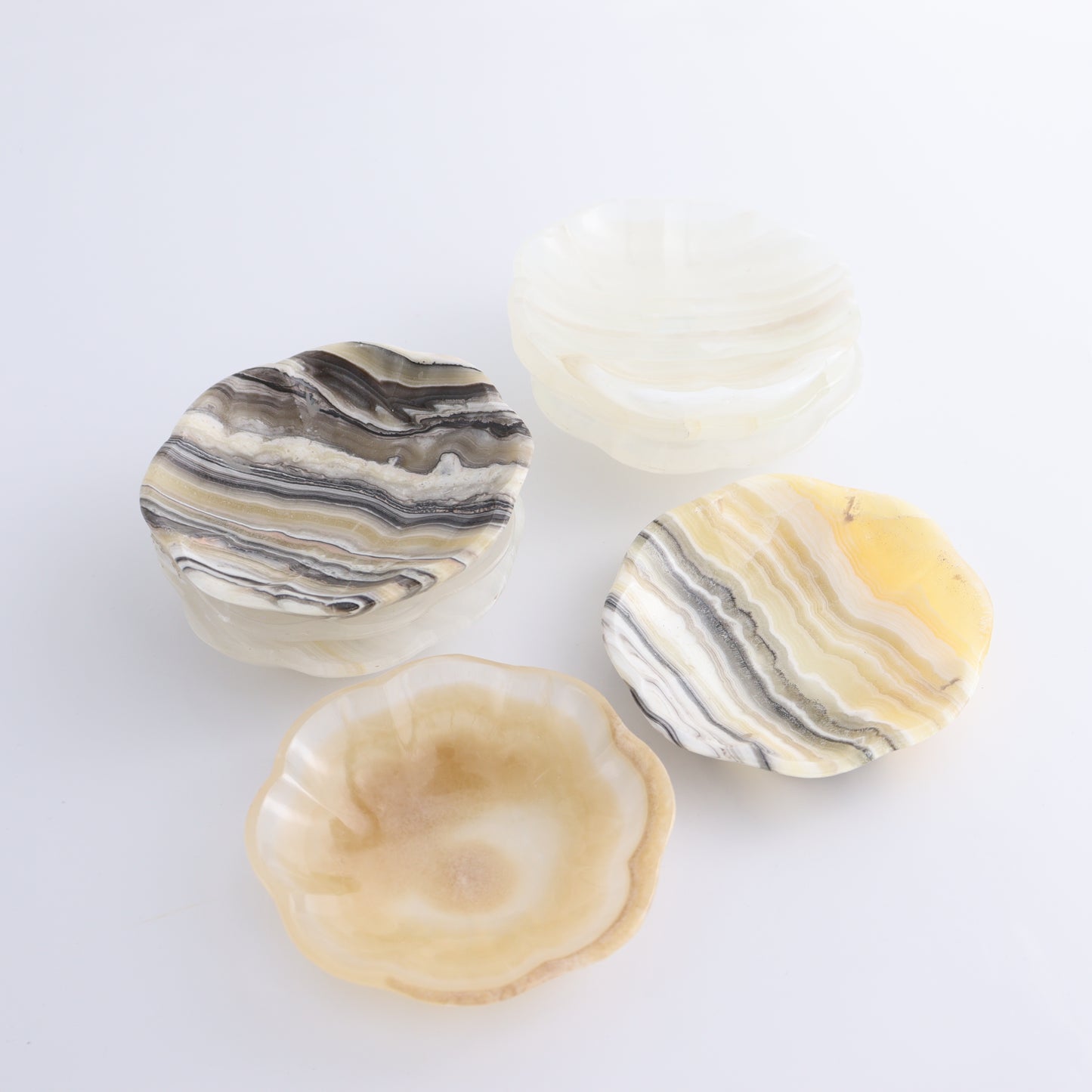 Onyx Margarita Plates Set of 8 - Expert Wholesale and Supplier of Wholesale Crystals & Bulk Gemstones, ["Margarita Plates","Mexico","onyx"]