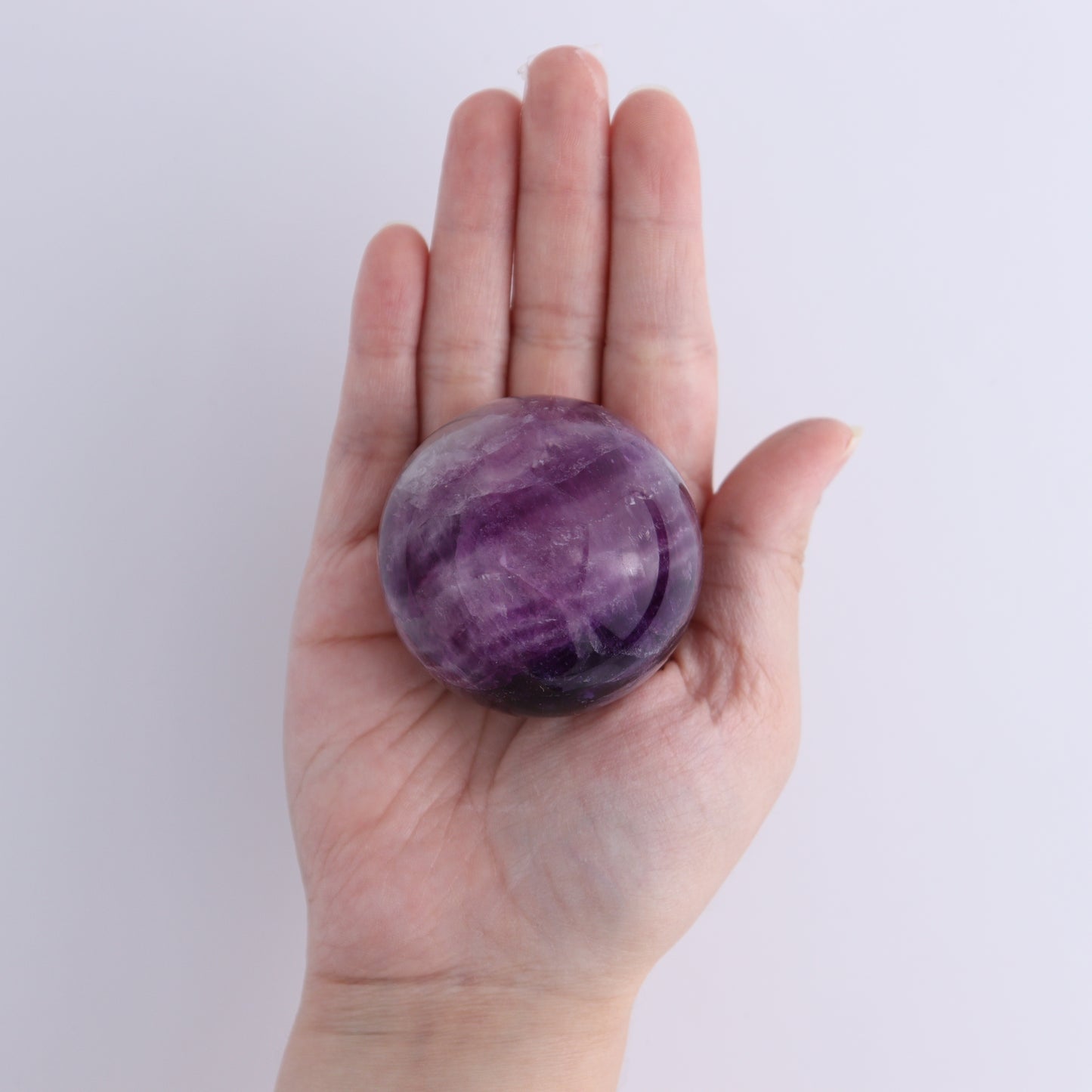 Purple Fluorite Spheres Set of 9 - Expert Wholesale and Supplier of Wholesale Crystals & Bulk Gemstones, ["Fluorite","Purple Fluorite","Spheres"]