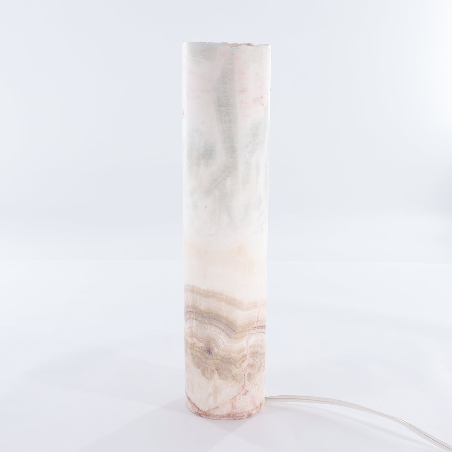 One White & Blue Onyx Lamp Blind - Expert Wholesale and Supplier of Wholesale Crystals & Bulk Gemstones, ["Lamps","Mexico","onyx"]
