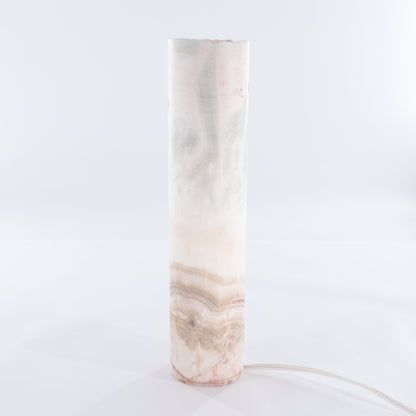 One White & Blue Onyx Lamp Blind - Expert Wholesale and Supplier of Wholesale Crystals & Bulk Gemstones, ["Lamps","Mexico","onyx"]
