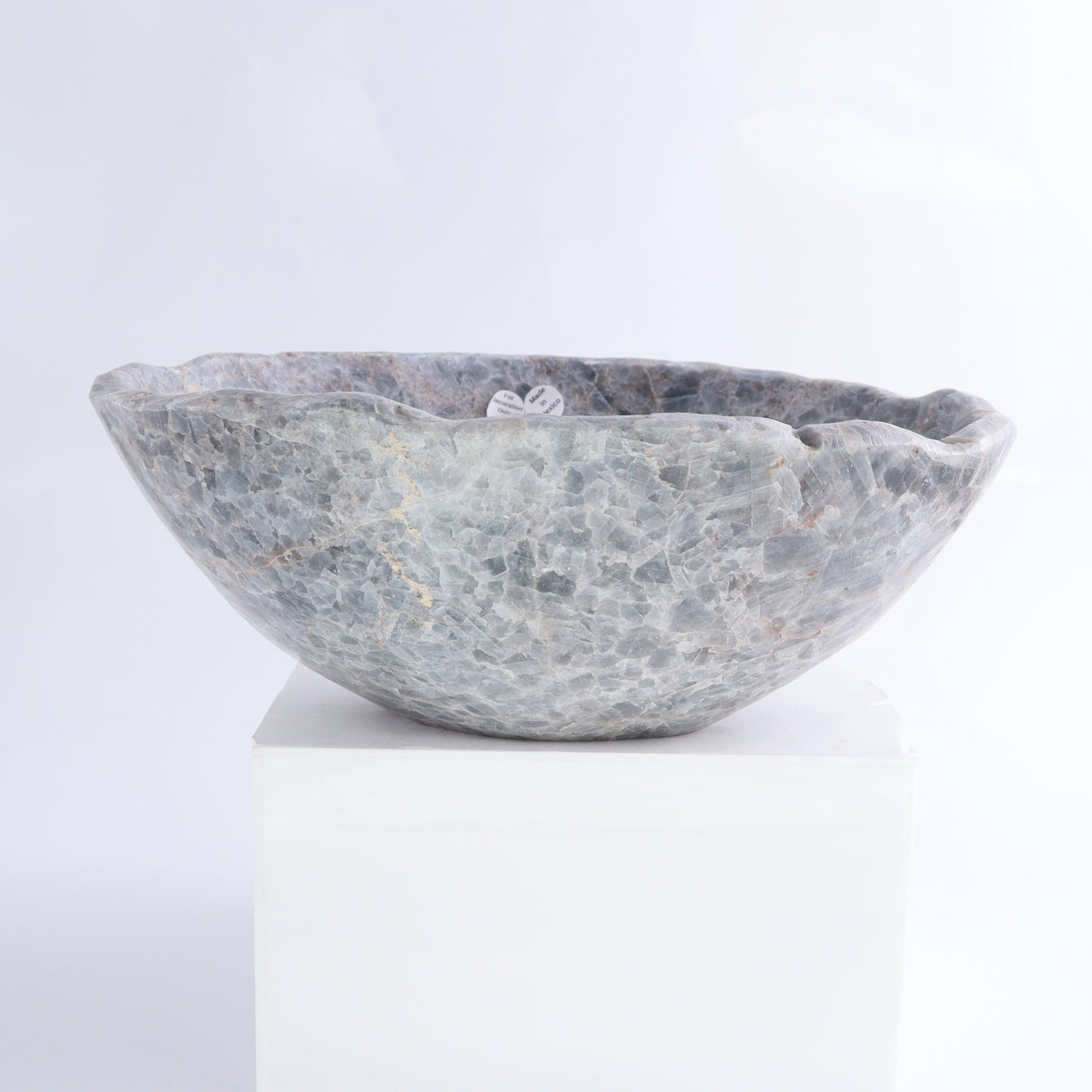 Blue Calcite Bowl - Expert Wholesale and Supplier of Wholesale Crystals & Bulk Gemstones, ["Blue Calcite","bowl","Bowls","Calcite","Mexico"]