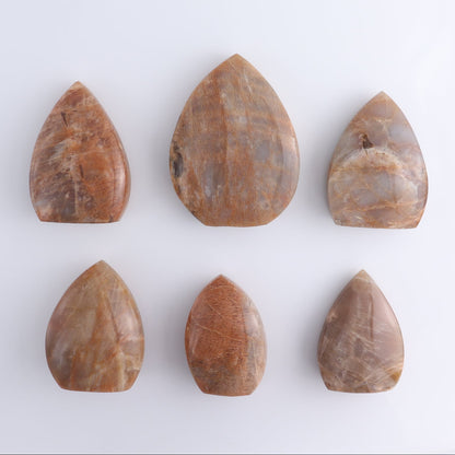 Peach Moonstone Freeform Set of 6 | Mi Esperanza Minerals | Supplier of Crystals and Onyx