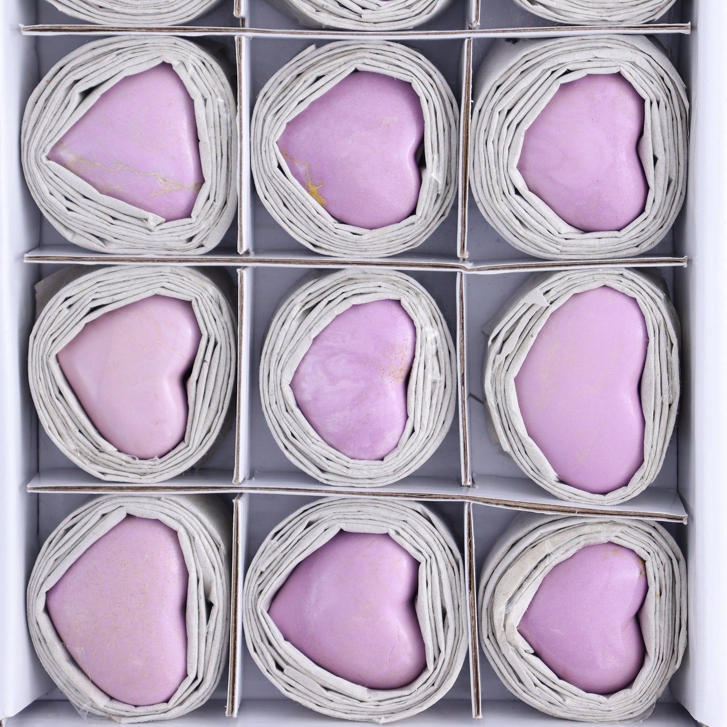 Phosphosiderite Hearts Set of 15 - Expert Wholesale and Supplier of Wholesale Crystals & Bulk Gemstones, ["Hearts","Phosphosiderite"]
