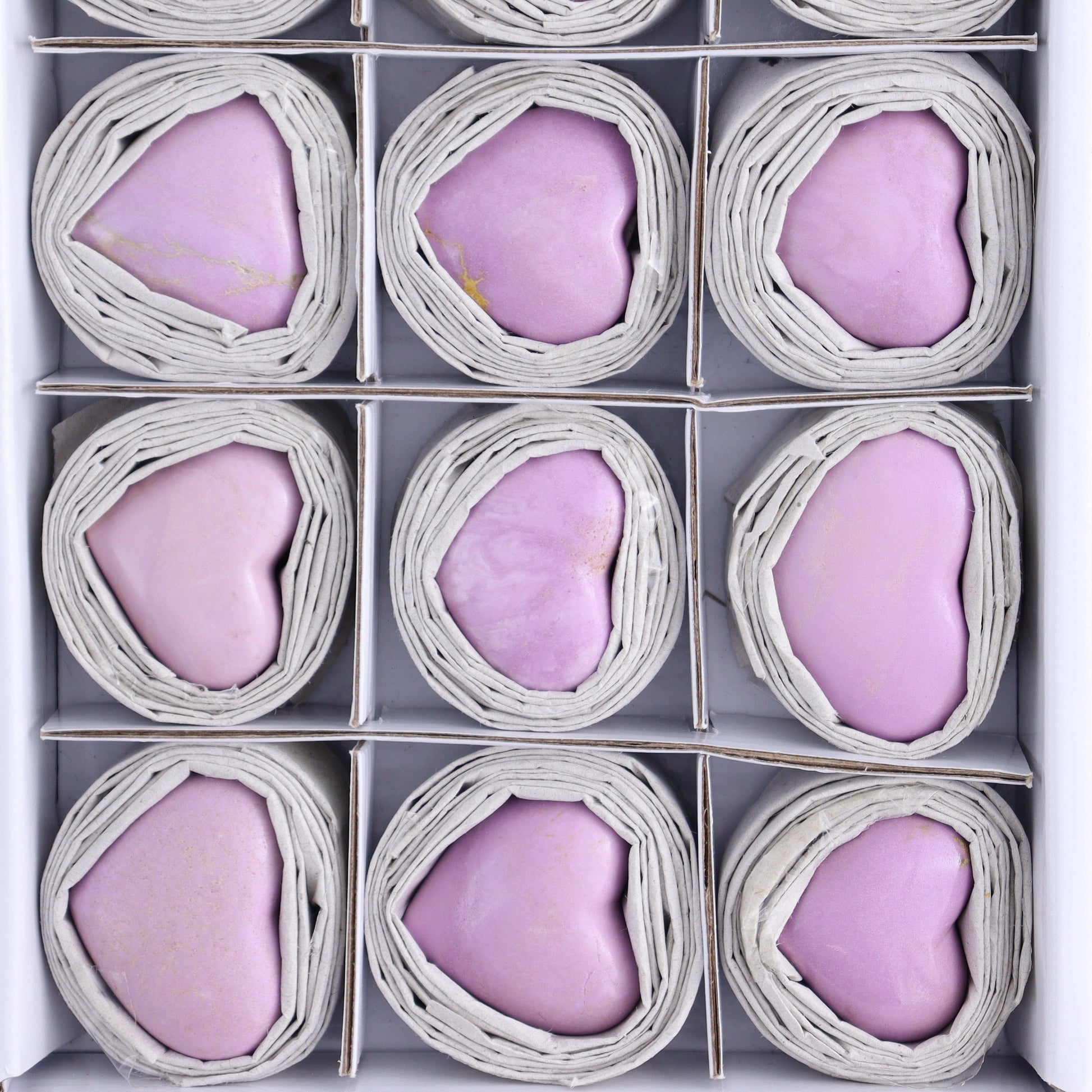 Phosphosiderite Hearts Set of 15 - Expert Wholesale and Supplier of Wholesale Crystals & Bulk Gemstones, ["Hearts","Phosphosiderite"]