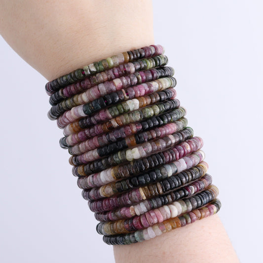 One Tourmaline Mix Bracelet | Mi Esperanza Minerals | Supplier of Crystals and Onyx