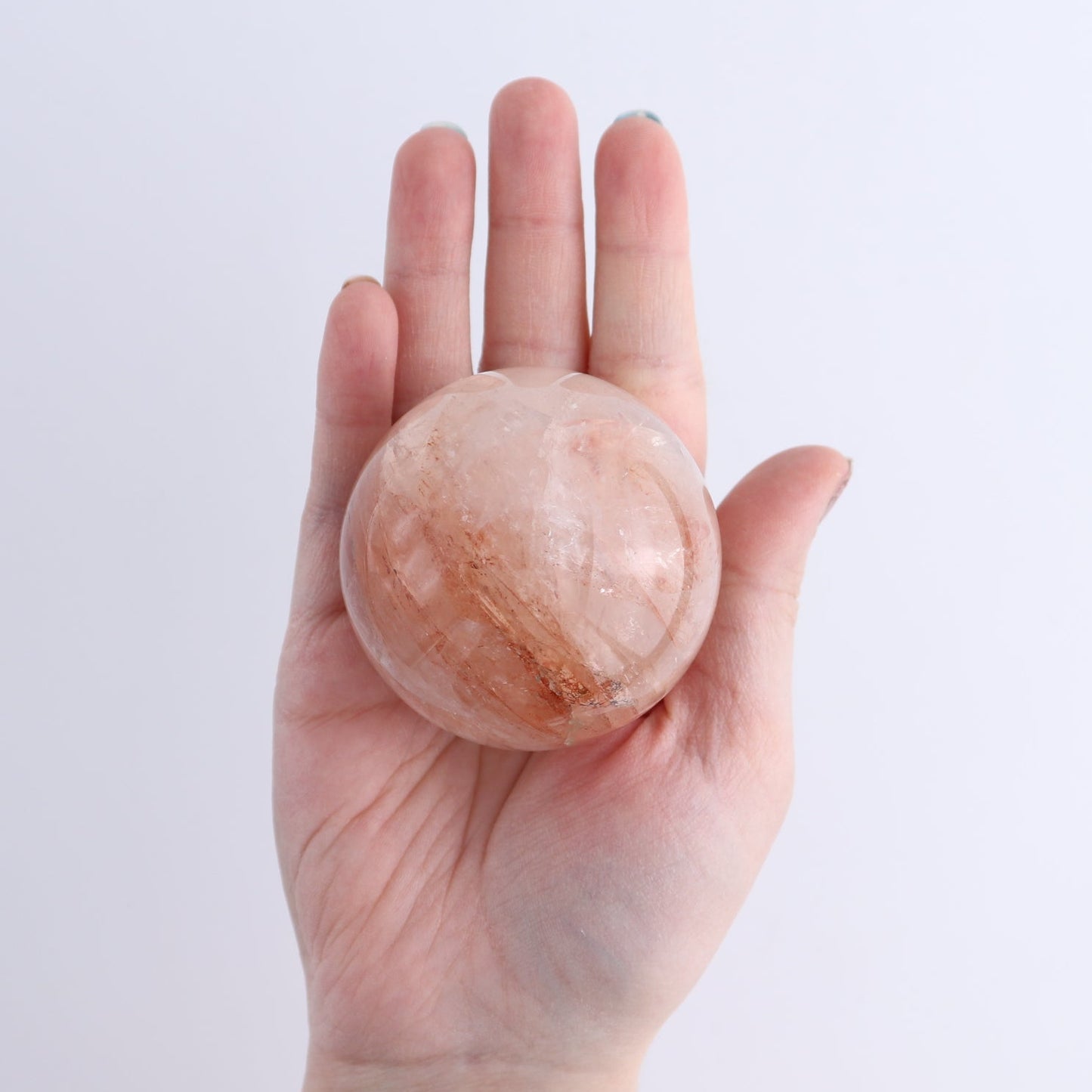 Fire Quartz Spheres Set of 5