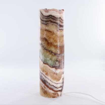 One Wide Green & Honey Onyx Lamp Blind - Expert Wholesale and Supplier of Wholesale Crystals & Bulk Gemstones, ["Lamps","Mexico","onyx"]