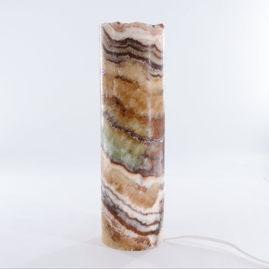 One Wide Green & Honey Onyx Lamp Blind - Expert Wholesale and Supplier of Wholesale Crystals & Bulk Gemstones, ["Lamps","Mexico","onyx"]