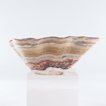 Mexican Onyx/Calcite Bowl 14"