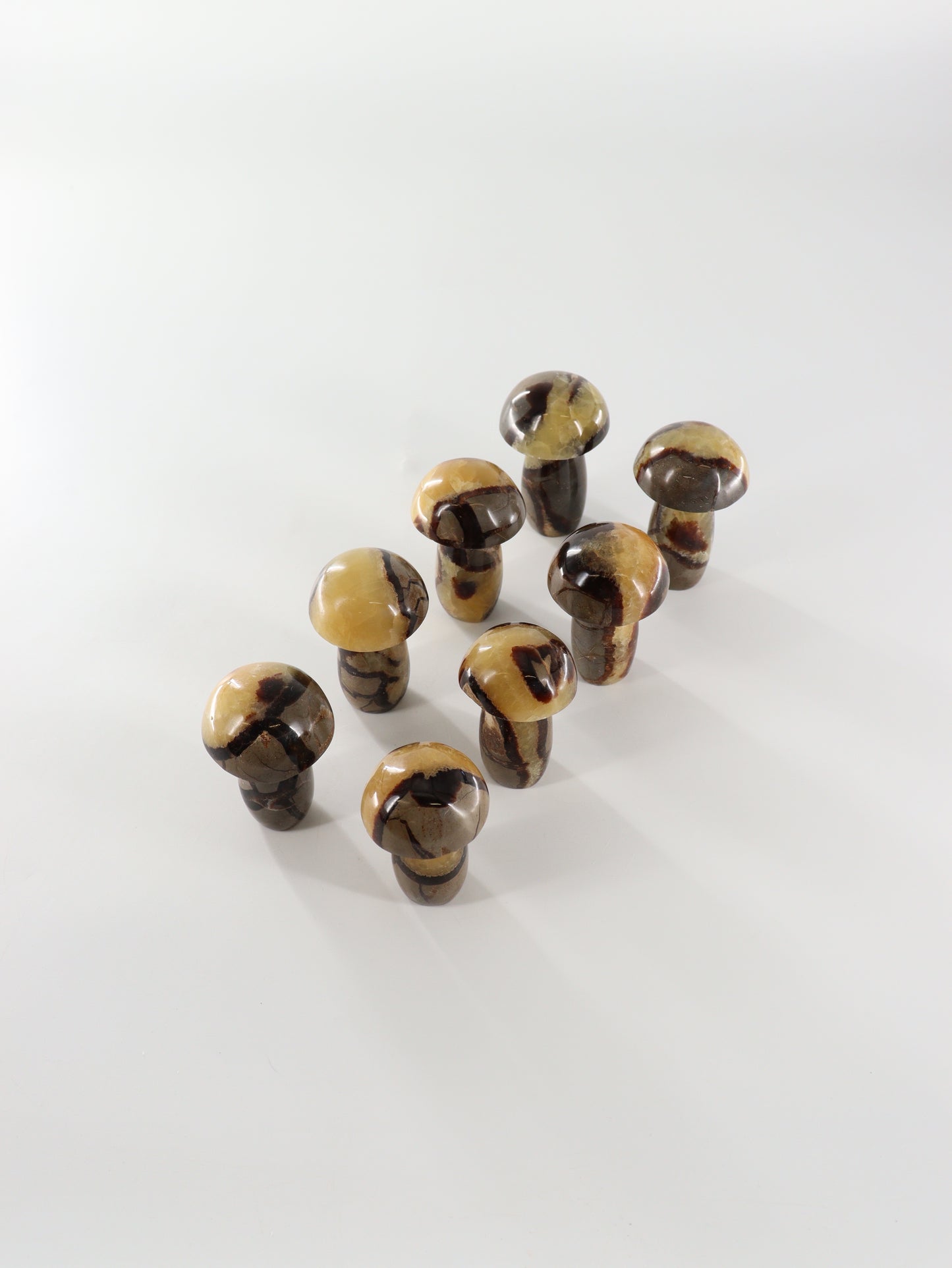 Septarian Mushrooms Set of 8 - Expert Wholesale and Supplier of Wholesale Crystals & Bulk Gemstones, []