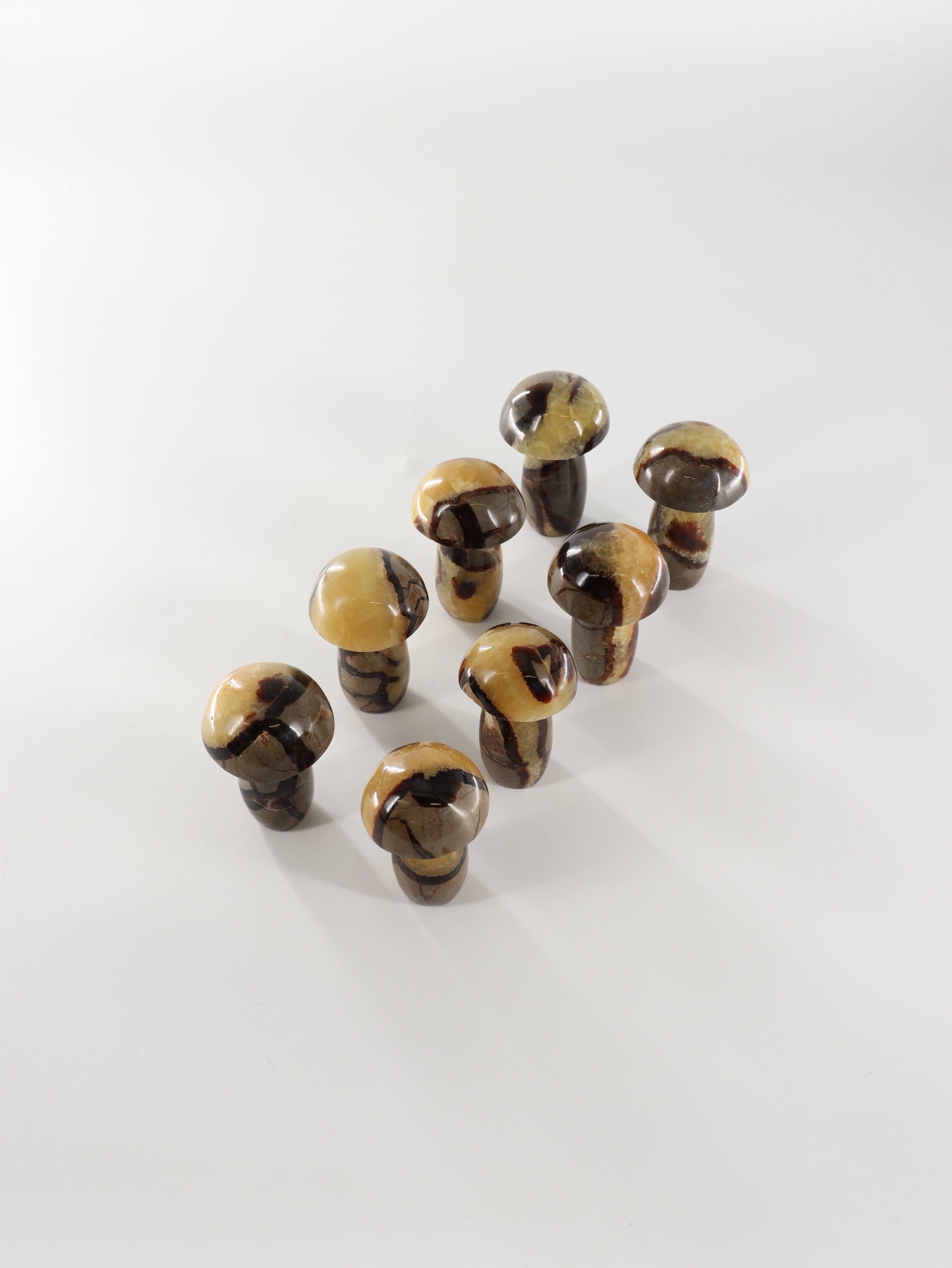 Septarian Mushrooms Set of 8 - Expert Wholesale and Supplier of Wholesale Crystals & Bulk Gemstones, []