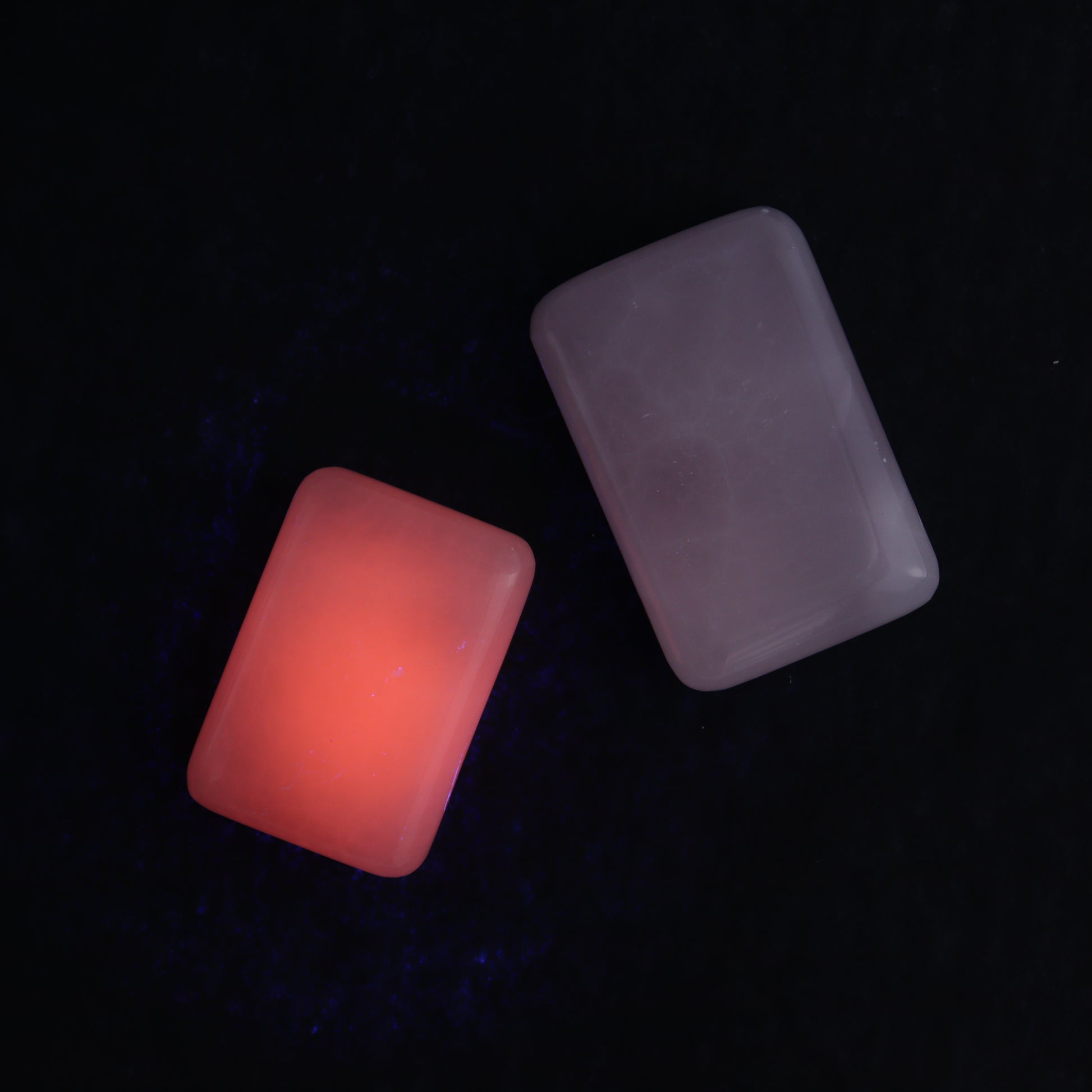 Pink Mangano Calcite Rectangles Set of 8 - Expert Wholesale and Supplier of Wholesale Crystals & Bulk Gemstones, ["Calcite","Madagascar","Pink Calcite","Rectangle"]