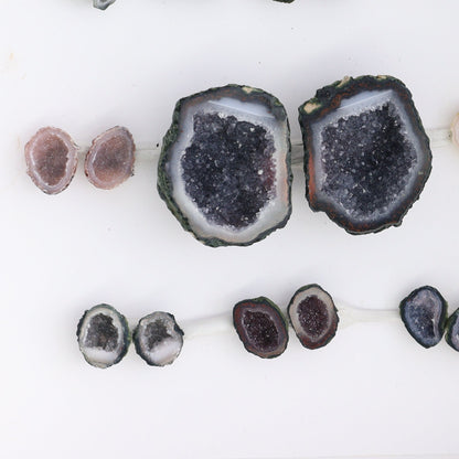Tabasco Geodes 10 Pairs - Expert Wholesale and Supplier of Wholesale Crystals & Bulk Gemstones, ["Geodes","Tabasco Geode"]