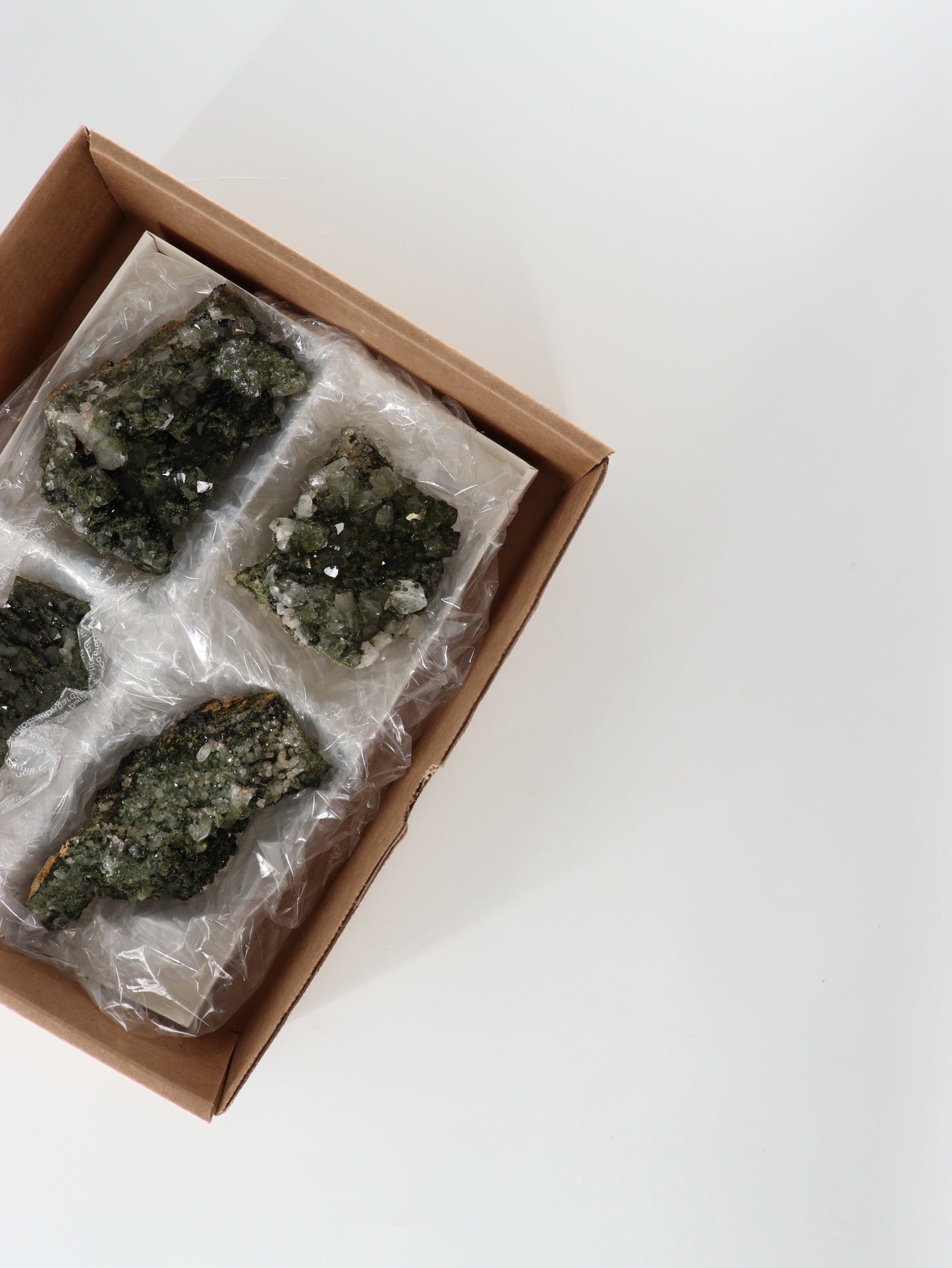 Epidote Flat Set of 4 - Expert Supplier of Wholesale Crystals & Bulk Gemstones