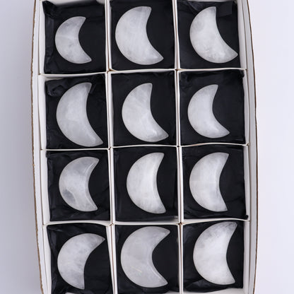 Quartz Moons Set of 12 - Expert Wholesale and Supplier of Wholesale Crystals & Bulk Gemstones, ["moons","Quartz"]