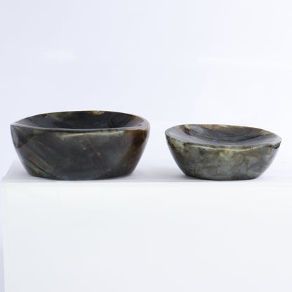 Labradorite Bowls Set of 10 - Expert Wholesale and Supplier of Wholesale Crystals & Bulk Gemstones, ["Bowls","Labradorite","Madagascar"]