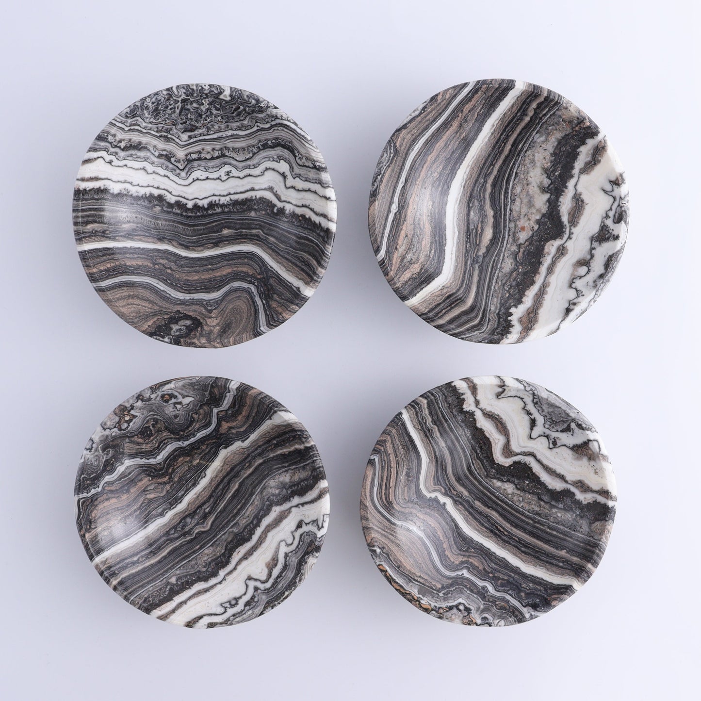 One Bowl (12 cm) Mexican Onyx/Calcite Zebra Polished - Expert Wholesale and Supplier of Wholesale Crystals & Bulk Gemstones, ["bowl","Calcite","Catalog Onyx","Decorative Dish","Mexico","onyx"]