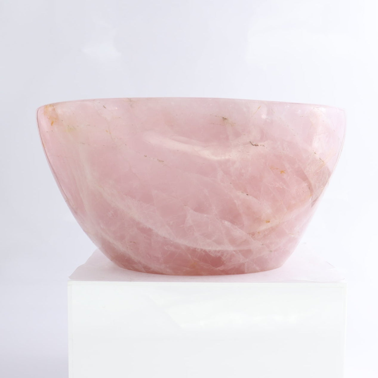 Rose Quartz Bowl 10"