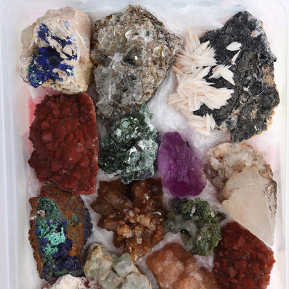 Mixed Minerals Flat from Morocco