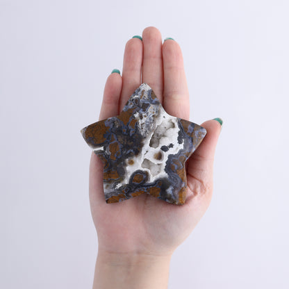 Brecciated Jasper Stars Set of 6 - Expert Wholesale and Supplier of Wholesale Crystals & Bulk Gemstones, ["Brecciated Jasper","Indonesia","stars"]