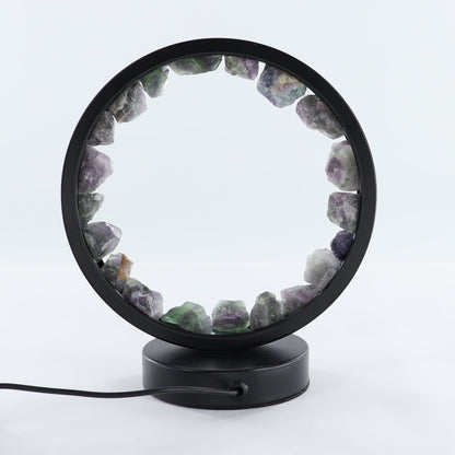 One Fluorite Round Lamp