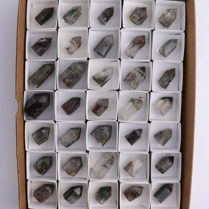Garden Quartz Towers Set of 35 - Expert Wholesale and Supplier of Wholesale Crystals & Bulk Gemstones, ["Garden Quartz","Quartz","Towers"]