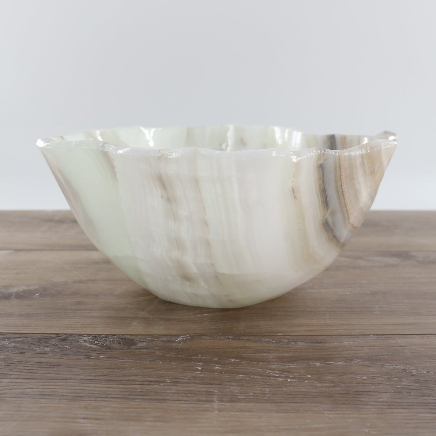 Mexican Onyx/Calcite Bowl 12"