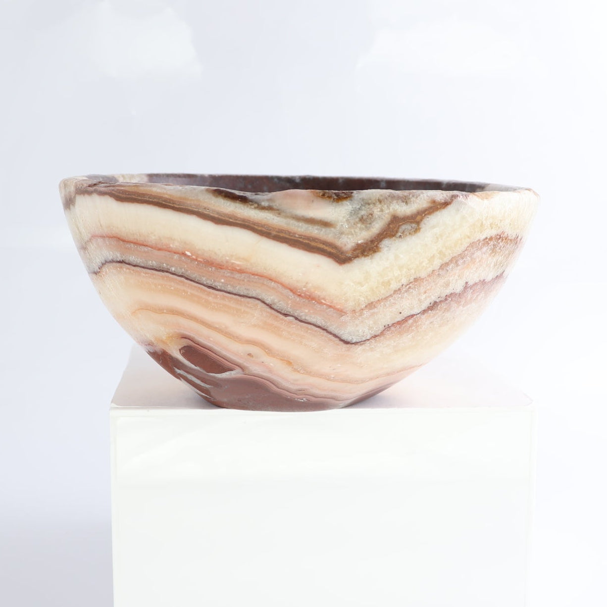 Mexican Onyx/Calcite Bowl - Expert Wholesale and Supplier of Wholesale Crystals & Bulk Gemstones, ["Bowls","Calcite","Mexico","onyx"]